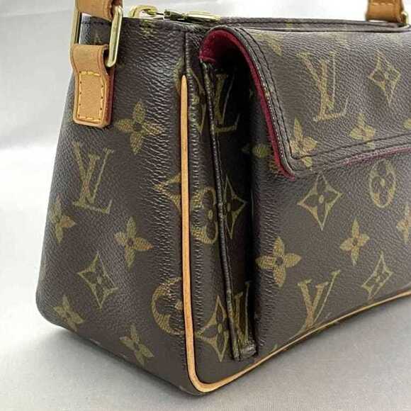 LOUIS VUITTON Brown Monogram Leather Shoulder Bag - Picture 5 of 11
